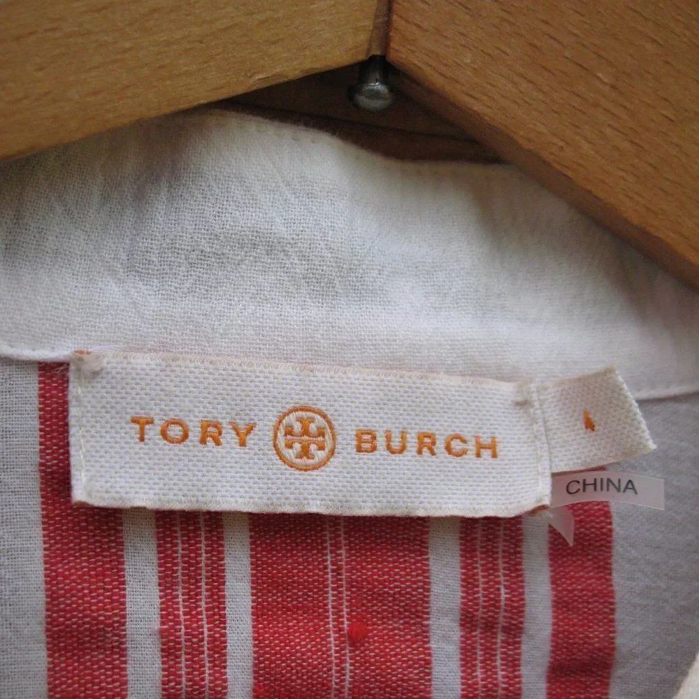 Tory Burch Embroidered Tunic Top - Picture 9 of 10